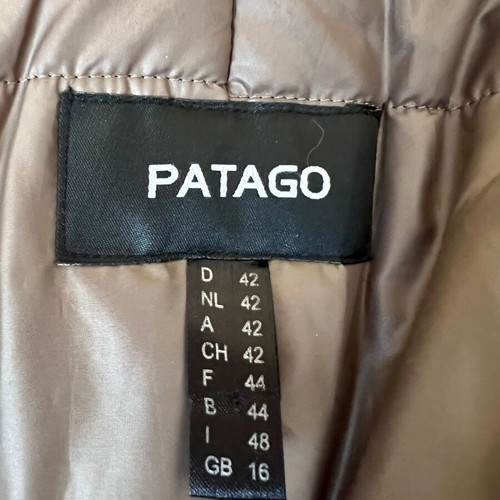 Patago Parka with White Real Fox Fur, New, Size XL