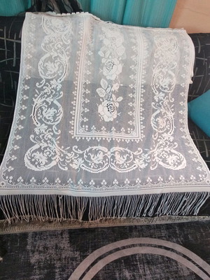 Κουρτίνα vintage σαν καινούργιο, διαστάσεις 1x140 με επιπλέον 50 πόντους