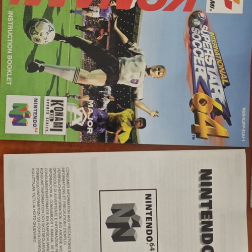 Nintendo 64 International Superstar Soccer 64 Konami like new