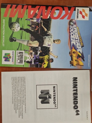 Nintendo 64 International Superstar Soccer 64 Konami like new