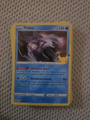 Palkia Holo card new