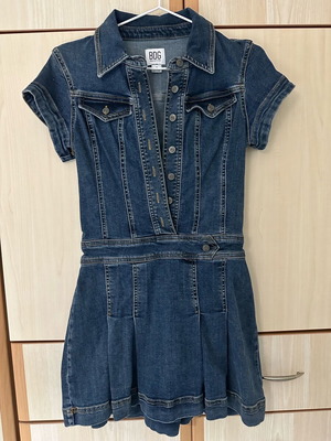 Urban Outfitters τζιν φόρεμα σαν καινούργιο, Y2K inspired, μπλε, μέγεθος S
