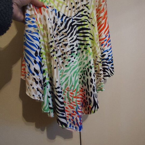 Celestino summer skirt colorful, new, asymmetric with flare