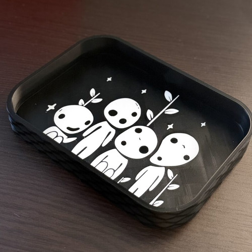 Kodama Forest Spirits Tray Studio Ghibli Inspired, new