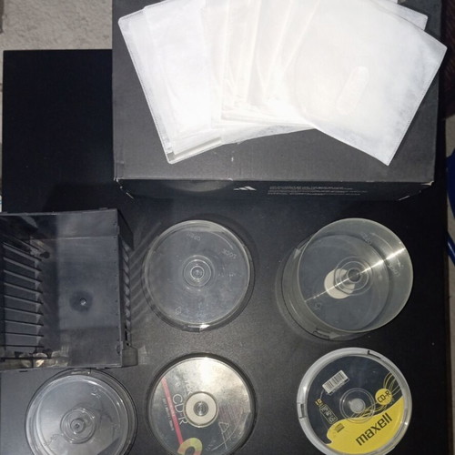 Various CD and DVD cases used, about 100 pieces
