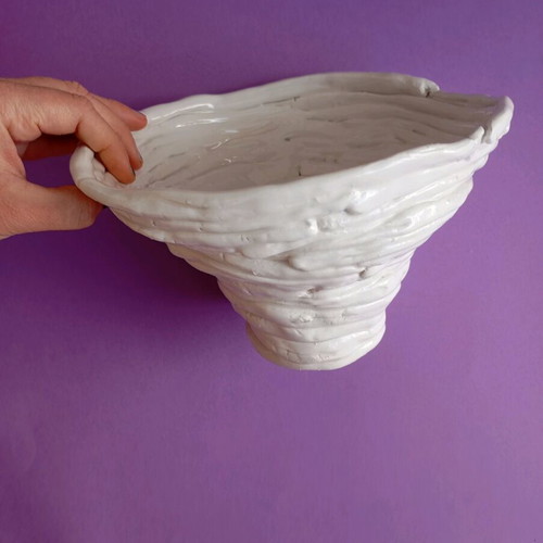 Ceramic fruit bowl handmade like new