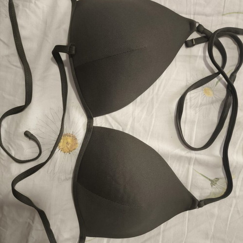 Bikini top like new, olive green, size M