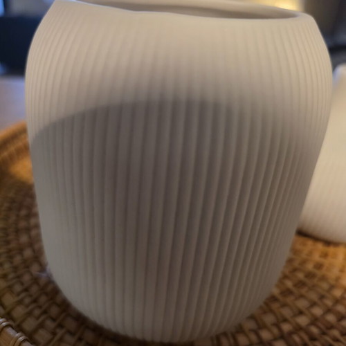 Ceramic vases set of 3 new, without base