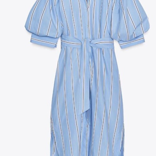 Zara striped dress like new, fits XS and small
