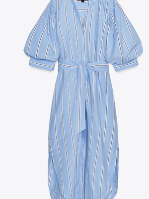 Zara striped dress like new, fits XS and small