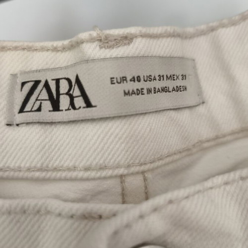 Zara denim slim fit jeans like new, white, US40 EU31