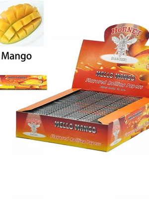 Hornet King Size Rolling Paper mango flavor new