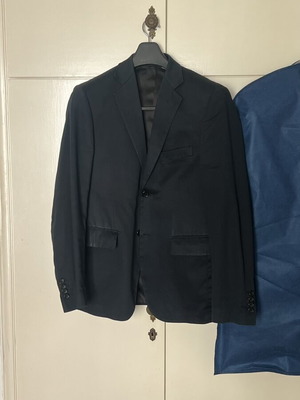 H&M мъжко сако в черно, размер 48