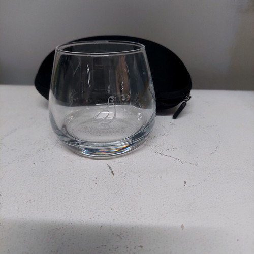 The Famous Grouse whiskey glass like new, collectible