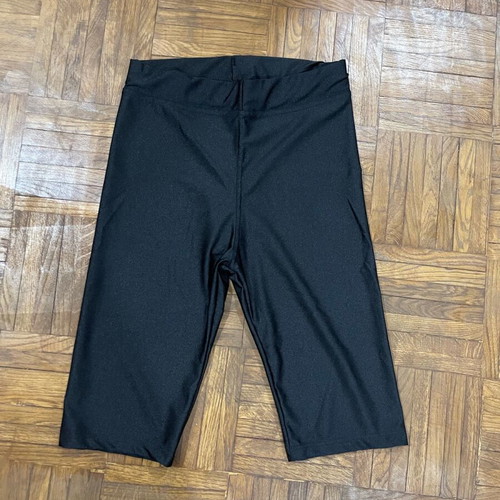 Cycling high-waisted leggings new, elastic shiny finish, size M