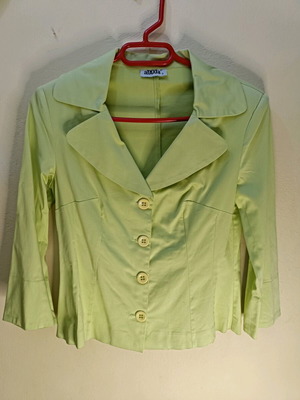 aTAXIa blazer jacket in light green, size small, like new