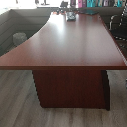Executive desk solid wood modern like new