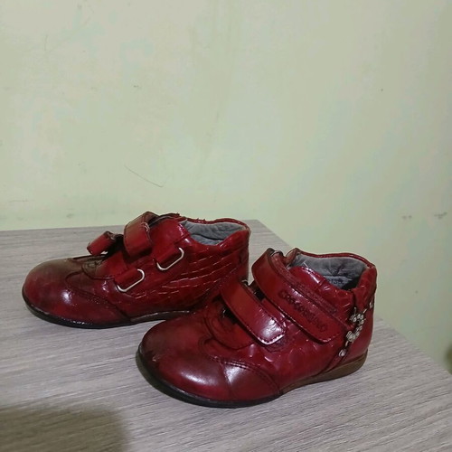 Crocodilino boots used, red, size 23