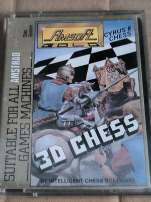 3D Chess Cyrus II Chess Amsoft Amstrad Disk like new
