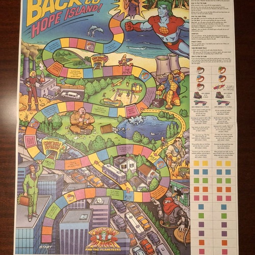 Captain Planet Annual 1993 and Power Book set like new