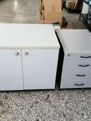 Office drawer cabinet used with minor wear