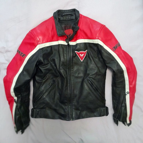 Dainese leather jacket No44 used, women's, with removable lining