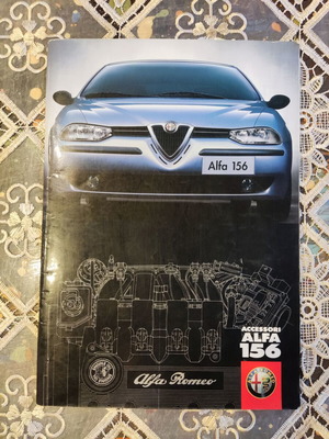 Σπάνιο γνήσιο προσπέκτους αξεσουάρ Alfa Romeo 156, στα ελληνικά