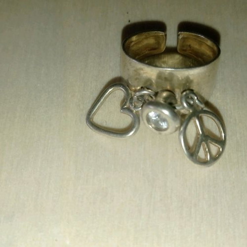 Ring used with decorative charms