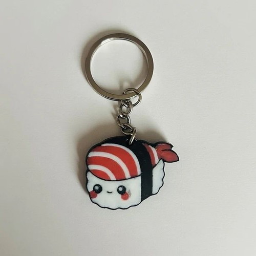Sushi keychain new, multicolored
