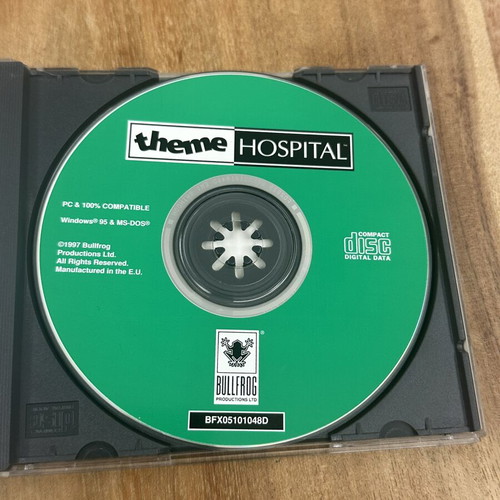 Theme Hospital PC CD-ROM used by Bullfrog