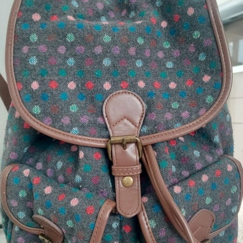 Backpack bag Accessorize like new, gray, 35x26x16cm