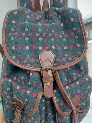 Backpack bag Accessorize like new, gray, 35x26x16cm
