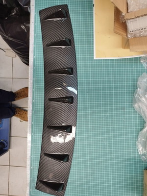 Carbon diffuser rear bumper spoiler new