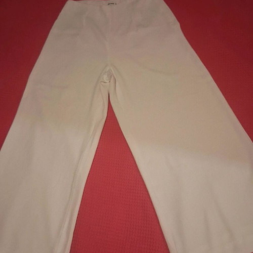 Pink Woman white wide pants like new, size M 38 10