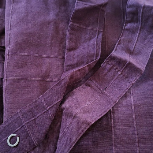 Curtain set 2 pieces purple, 100% cotton, new