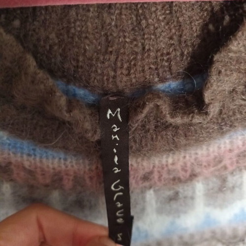 Manila Grace sweater dress used, multicolor, size S