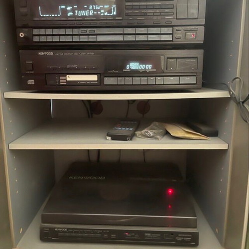 Kenwood stereo system with Bose speakers used