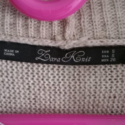 Zara cardigan size S beige like new