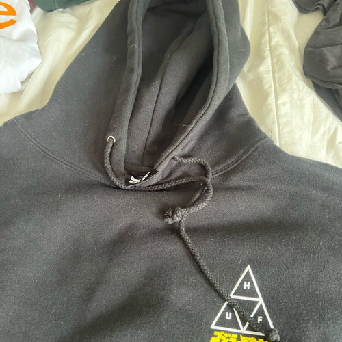 HUF hoody like new, black, size L