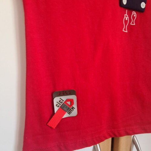 Boys' summer set, new, red and blue