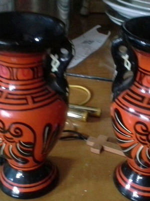 Decorative amphorae new, set of 2 pieces