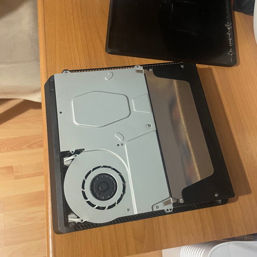 PS4 Slim console with 2 controllers and games