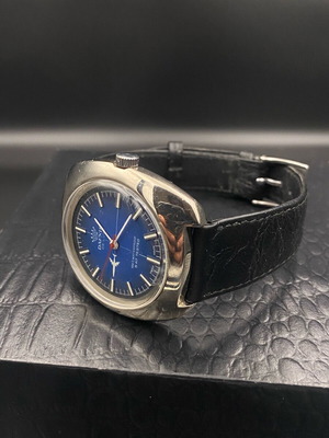 Dafnis De Luxe watch used, men's, blue and silver
