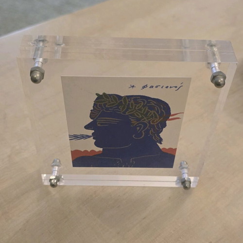 Phasianós from collectible series in plexiglass like new