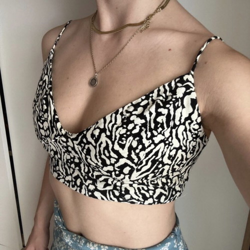 LeGer leopard top like new, size XS