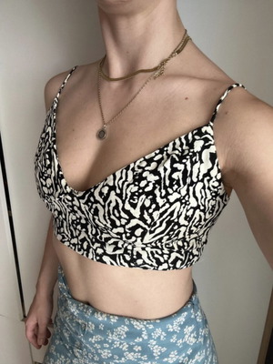 LeGer leopard top like new, size XS