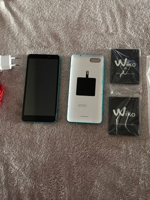 Wiko mobile phone new with 2 extra batteries and 1 extra case