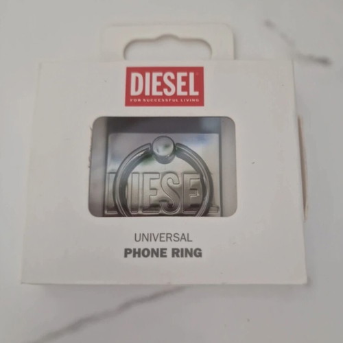 Diesel Universal Phone Ring Stand, metal with embossed logo