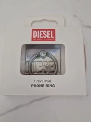 Diesel Universal Phone Ring Stand, metal with embossed logo