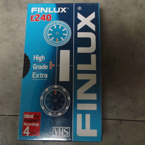 Finlux E 240 VHS videocassette new, 4 hours recording